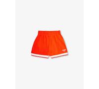 Fendi Girls Red Kids Logo-embroidered Contrast-trim Cotton Shorts 6-12 Years 12