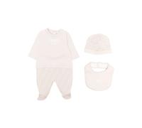 Fendi Kids FF-print babygrow set - Brown 1-3