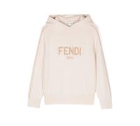 Fendi Kids logo-jacquard sweater - Neutrals 12