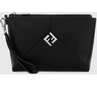 FENDI Lui Grained Calf Leather Clutch - Size: OS - male