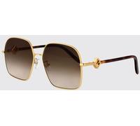 FENDI Oversized Square FF Monogram Metal Sunglasses - Size: 58 - female