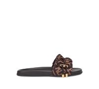 FENDI toggle-fastening FF-logo slides - Brown 36-37-38-39-40-41