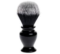 Fendrihan Black and White Synthetic Shaving Brush with Resin Handle for Personal and Professional Shaving (Knot: 24 mm)