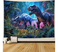 FENDROM Dinosaur Tapestry for Boys Room Decor Jurassic Wild Anicient Animals Wall Tapestries Nature Forest Fairytales Dinosaur Wall Hanging Inches for Bedroom Living Room Dorm