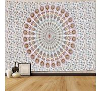 FENDROM Flower Mandala Tapestry Wall Hanging Vintage Tapestries Aesthetic Hippie Wall Decor Bohemian Wall Art Boho Home Decoration for Bedroom,Living Room,Dorm