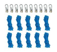 feneihe Rope Roller Cam Lock Tensioner - Knot-Free Cord and Rope Tightening and Cinching Tool for 3mm, Heavy Duty Ropes Rollers for Para Cord with Pulley System. Portable Camping Tools 20PCS