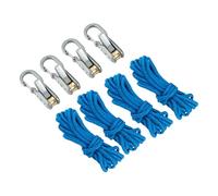 feneihe Rope Roller Cam Lock Tensioner - Knot-Free Cord and Rope Tightening and Cinching Tool for 3mm, Heavy Duty Ropes Rollers for Para Cord with Pulley System. Portable Camping Tools 8pcs