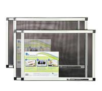 Fenestrelle Expandable Window Screen - Horizontal (15" H x 21" - 40" W), 2 Pack of Medium Adjustable Window Screens, Perfect Replacement Screen for Window, Window Net Screen and Window Screen Mesh