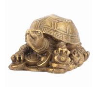 Feng Feng Shui Ornaments for Home 5 × 4 × 3 Bronze Delicious Carnation Brass Lucky Chinese Form Interior Craft Decoration