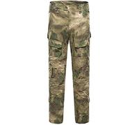 FENG Men's Military Tactical Camouflage Pants Camouflage Adventure Pants Outdoor Multi-Pocket Breathable Waterproof Military Pants Hunting Trousers, mens, Ruin green, 34 (EU)