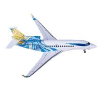 Feng Shui， 1 200 Scale for Dassault Falcon 7X N666ZL Airlines Diecasts plane Metal Miniatures Airplane Model Playkits