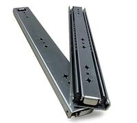 Feng Shui 1 Pair Heavy Duty Drawer Runners 250 600 1000 1200 1400 1500mm, 3-Secciones Full Extension Telescopic Slides Rails, for Industrial, Kitchen Cabinet Wardrobe Drawer Slides