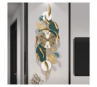 Feng Shui， 13x39.4in Decoration Wall Clocks,Large Modern Silent No-Ticking Clocks Wrought Iron Wall Watches for Living Room Cafe Restaurant Quartz Clock.