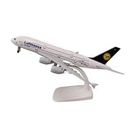 Feng Shui， 20cm For Lufthansa A380 Airbus Alloy Die-Cast Miniature Replica Airplane Model Plane With Wheels Playkits