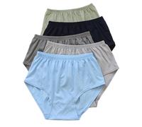 Feng Shui， 5-Pack Plus Size Men's Briefs 100% Cotton Underwear Soft Men Panties Boxer Home Shorts Underwear Set