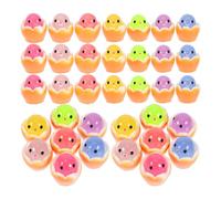 Feng Shui 50pcs Glow in The Dark Mini Resin Chicken Figurines, Tiny Bonsai Garden Accessories and Miniature Landscape Decoration Set for Fairy Garden, Dollhouse, Patio and Home Random Style