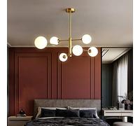 Feng Shui， 8 6 Lights Chandelier Nordic Sputnik Mid Century During Lighting Gold Brass Ceiling Light Fixture For Kitchen Dining Room Living Room-Copper 6 head Household faucets