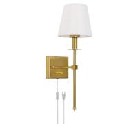 Feng Shui， Anti Rust Wall Sconce Soft Light And Healthy Indoor Wall Lamp Single Head Wall Mounted Lights Plug-in Wall Night Decor Lights Wall Mount Reading Light Adjustable Light Colour wall lumina