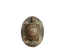 Feng Shui Antique antique Bronze Miscellaneous Collection old brass Bronze Rusty turtle small seal Ornament
