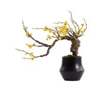 Feng Shui， Artificial Trees Artificial Tree Bonsai Realistic Green Potted Plants Artificial Flowers Simulation Moss Decoration Chinese Zen Office Study Living Room Potted plants