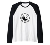 Feng Shui Bagua Yin y Yang Raglan Baseball Tee