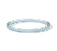 Feng Shui Bangle Bracelets for Women Blue Green White Chalcedony Round Bracelets Natural Gemstone Lucky Accessory Gift with Certificate Her Mom