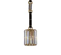 Feng Shui， Bedside Chandeliers,Bedroom Bar Lamps,Leather Restaurant Chandeliers,E14 Nordic Postmodern Luxury Light Crystal Chandeliers-Gold Circle 20 * 25cm Household faucets