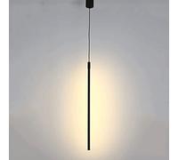 Feng Shui， Bedside Long Line Hanging LED Pendant Light Fixture Black Metal Modern LED Light Pendant Lamp Chandelier Lighting Fixture 3000K/4000K/6000K Optional Made in China vision