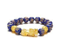 Feng Shui Bracelet,Feng Shui Black Obsidian Wealth Bracelet,Good Luck Bracelets,Chinese Dragon Bracelet,Pi Xiu Bracelets Dragon Bead Bangle for Protection Can Bring Luck and Prosperity for Men Women