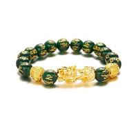 Feng Shui Bracelet,Feng Shui Black Obsidian Wealth Bracelet,Good Luck Bracelets,Chinese Dragon Bracelet,Pi Xiu Bracelets Dragon Bead Bangle for Protection Can Bring Luck and Prosperity for Men Women
