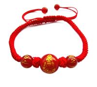 Feng Shui Bracelet,Feng Shui Red Agate Wealth Bracelet Red String 12 Zodiac Animals Pendant Charm Bracelet Crystal Chakra Bracelet for Maximum Lucky Money Wealth Women Men(Cow)