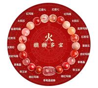 Feng Shui Bracelet Wealth Pixiu Five Elements Natural Stones Crystal Beaded Good Luck Bracelets Citrine Agate Jade Spiritual Bangle for Women Protection Evil Eye Healing Stretch Elastic Craft Jewelry