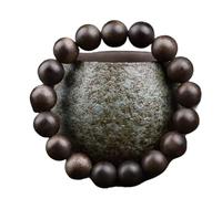 Feng Shui Brunei Aquilaria sinensis Agarwood Buddha Beads Rosary Multiple sizes Natural Antique Craftsmanship Old Material