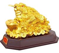 Feng Shui Chinese Wealth symbol Money Toad/Frog/Chan Chu statue Fortune Coin Charm Of Prosperity Decoration Tabletop Decoration Ornaments Good Lucky Gifts Lucky Figurine 1126