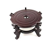 Feng Shui Chinese Wooden Fishbowl Planter Display Stand