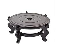 Feng Shui Chinese Wooden Fishbowl Planter Display Stand