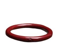 Feng Shui Cinnabar Crystal Stone Bangle Auspicious Clouds Good Luck Vintage Crystal for Women Talisman Natural Gemstone Attract Wealth Prosperity,56mm