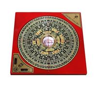 Feng Shui Compass, Chinese Feng Shui Compass, Chinese Compass for Navigation, Chinese Feng Shui Decoration Lo Pan Compass, Retro Portable Yang Ba Alloy Luo Pan Professional Compass, Offices, Home