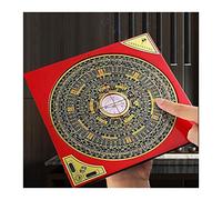 Feng Shui Compass Compass Fengshui Professional Pure Copper Compass Compass Three-dimensional Three-in-one Comprehensive Compass Measuring Tool Chinese Feng Shui Luo Pan (Size : 8inch)
