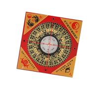 Feng Shui Compass Luo Pan Bagua Square Luopan for Hiking Camping Backpacking, 8cm