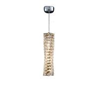 Feng Shui， Crystal Chandeliers Luxury Crystal Pendant Light Small Chandelier Bedroom Bedside Lamp Postmodern Minimalist Single-Head Living Room Decor (Body Color : 25cm Gold, Emitting Color :