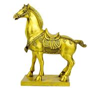 Feng Shui Decor Home Decor Abstract Lucky Horse Animal Figurine Chinese Feng Shui Horse Brass Statue Sculpture Home Decoration Tabletop Decor Ornaments Attract Wealth And Success Good Lucky Gifts
