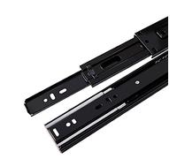 Feng Shui Drawer Slides,Drawer Runners,Hardware Mute Guide Hydraulic Buffer Three-Section Track Cabinet Drawer Slide Rail Slide