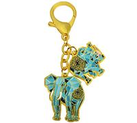 Feng Shui Elephant & Cosmic Rhino Amulet Good Fortune Against Theft Amulet