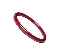Feng Shui Fashion Round Cinnabar Bangle Bracelet for Women Feng Shui Vermilion Red Bangle Bracelets for Good Luck Wealth Protection Amulet Woman Birthday Gift