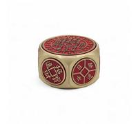 Feng Shui Fortune Red Calendar & Coin Dice - Auspicious Date Selector