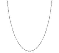 Feng Shui Girls accessories Sterling Silver Diamond Cut Rope Chain Necklace, 1MM 2MM 3MM 4MM 5MM 6MM 7.5MM Braided Rope Chain Necklace, 925 Sterling Silver Necklace Birthday Gift