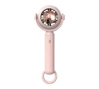 Feng Shui， Handheld Summer Electric Fan 3 Speed Portable Handy Bladeless Table USB Rechargeable Fast Cooling For Home School Office Powerful Cooling(Pink)