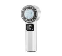 Feng Shui， Handheld Turbo Fan with Ice Cooler, Rechargeable Personal Fans, 1-199 Adjustable Speed, Powerful Cooling Personal Mini Fan, Portable Hand Fan for Travel, Outdoor, Office, Gifts for