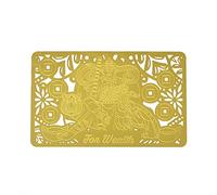 Feng Shui Increase Your Wealth Luck Golden Card W4276